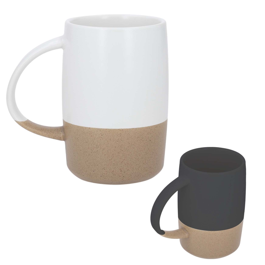 TAZA DE CÉRAMICA BICOLOR  F0553