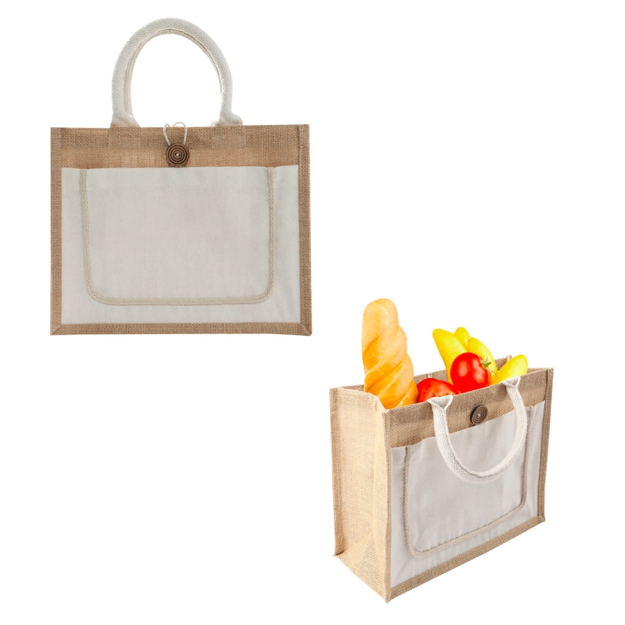 BOLSA DE YUTE CON 1 COMPARTIMENTO  F0221