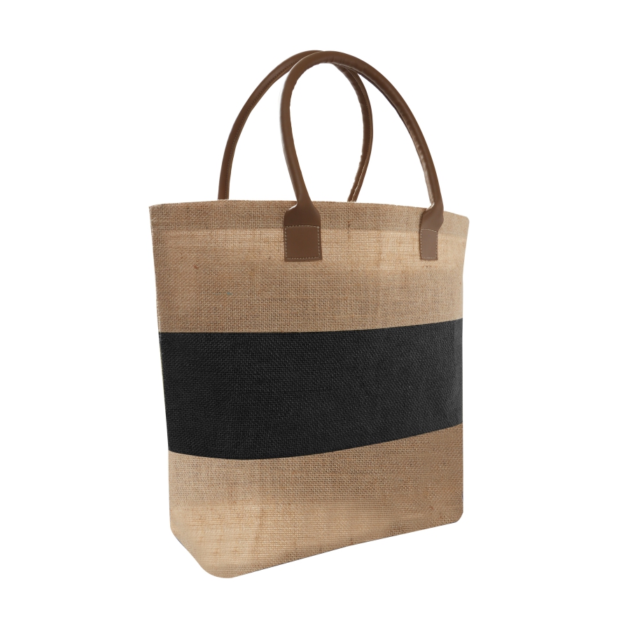 BOLSA DE YUTE LAMINADO DE 1 COMPARTIMENTO Y ASAS F0226