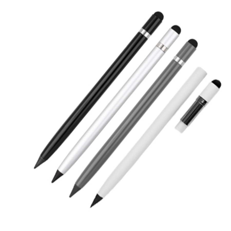 BOLÍGRAFO LIBRE DE TINTA CON GOMA TOUCH SCREEN F0414