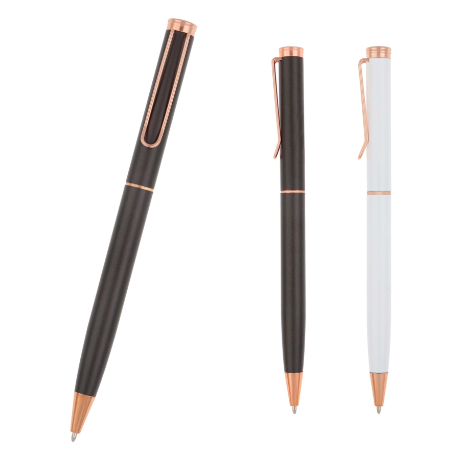 BOLÍGRAFO METÁLICO CON MECANISMO RETRÁCTIL F0427