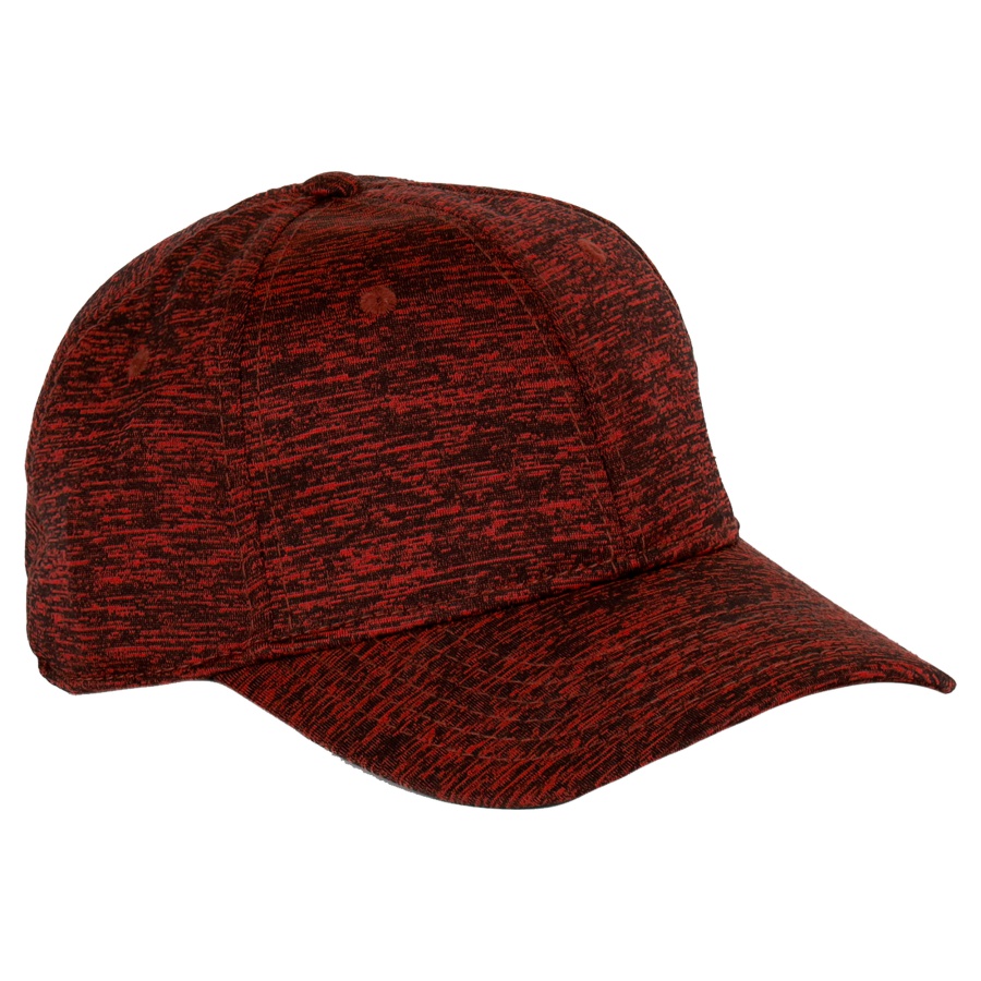 GORRA DE POLÉSTER CON ACABADO JASPEADO Y CINTA AJUSTABLE DE VELCRO F0452