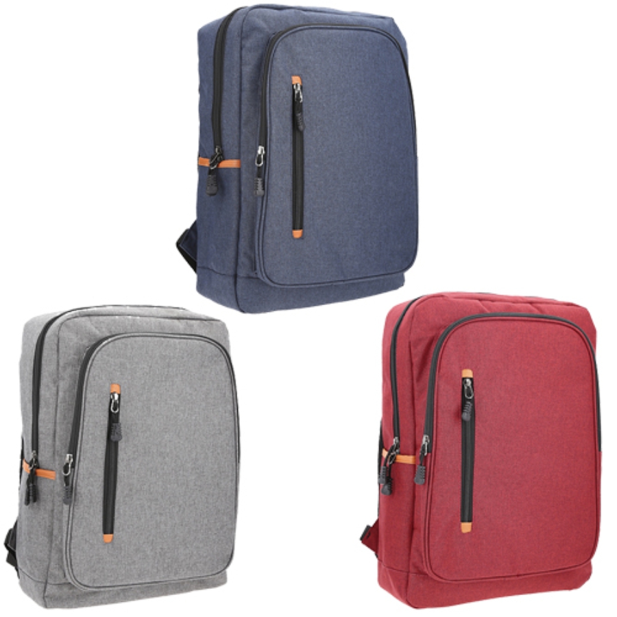 MOCHILA CON 3 COMPARTIMENTOS, CUENTA CON ESPACIO PARA LAPTOP MAX DE 16 PULGADAS F053