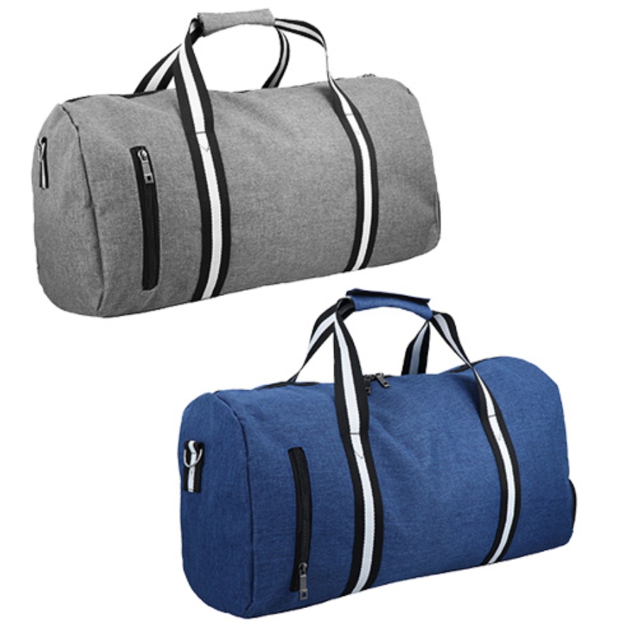 MALETA DE POLIÉSTER, COMPARTIMENTO LATERAL ASAS SUJETADORAS CON VELCRO Y ASA REGULABLE. F055