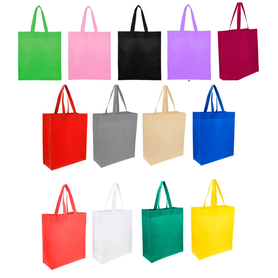 BOLSA ECOLÓGICA TERMOSELLADA DE 80 GR/ M2 CON ASA. F091